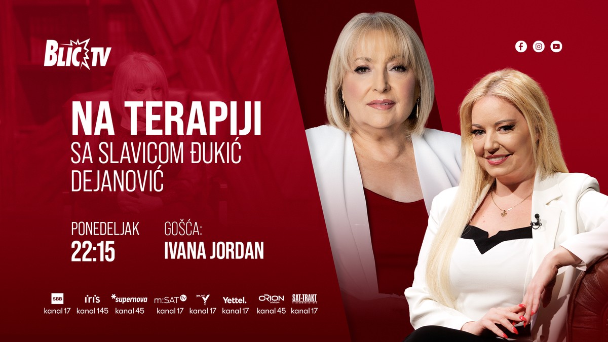 Ivana Jordan, emisija "Na terapiji sa Slavicom Đukić Dejanović"