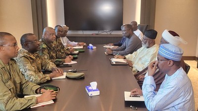Retired General Abdulsalami Abubakar, Nigeria's former Head of State, leads the ECOWAS delegates to Niger to dialogue with the country's coup plotters. [Premium Times]