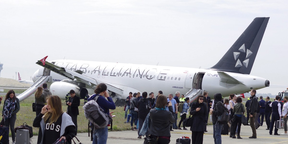 Airbus zapalił się w powietrzu!