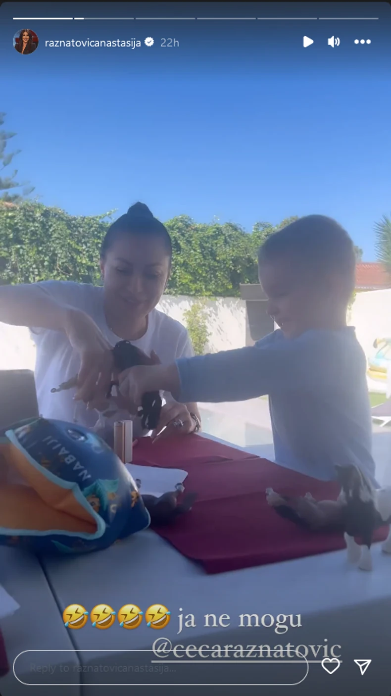 Ceca i Vlejko se igraju