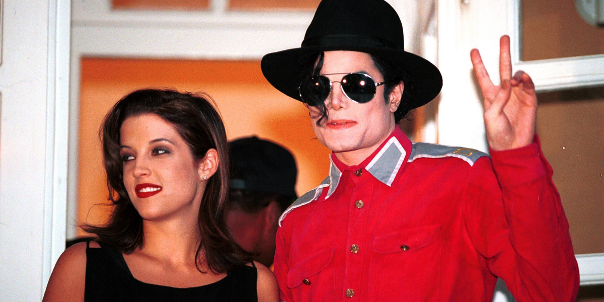 Michael Jackson i Lisa Marie Presley.