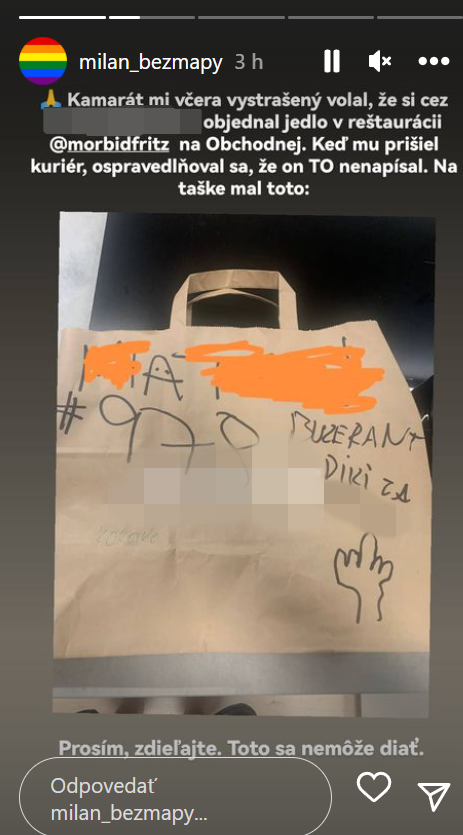 Toto dostal Milanov kamarát.
