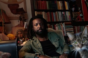 HARLEM, NEW YORK--SEPT. 20, 2014--Author Marlon James, author of the new novel A Brief History of S