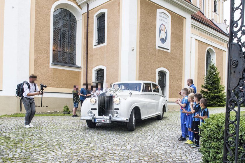 Ślub Piotra Zielińskiego i Laury Słowiak