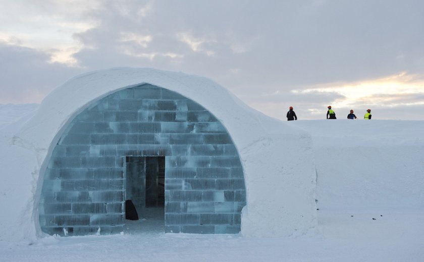 Ice Hotel w szwedzkiej części Laponii