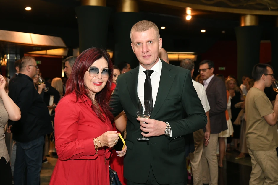 Advokat Zora Dobričanin i direktor Blic TV Sreten Radović