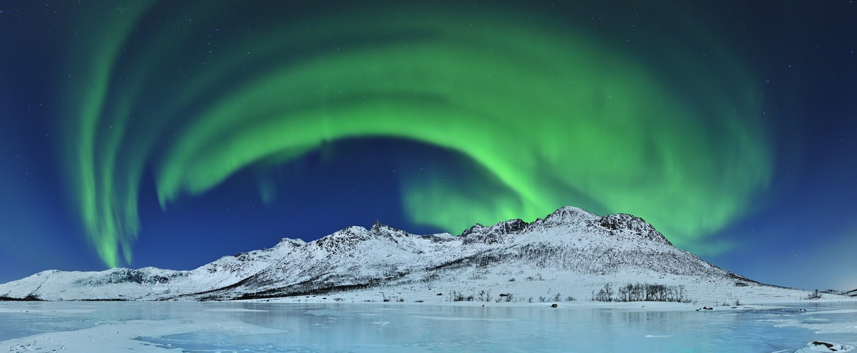 Zorza nad lodem, fot. Thilo Bubek (Niemcy)