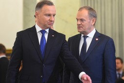 Uroczystość zaprzysiężenia rządu Donalda Tuska w Pałacu Prezydenckim