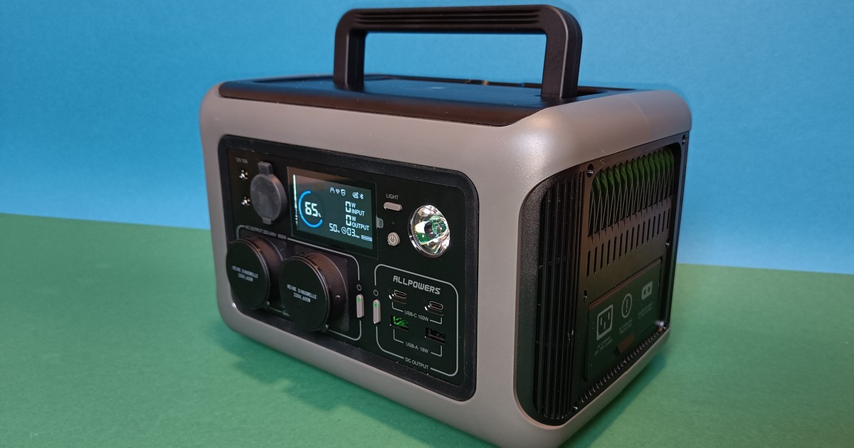 Günstige Powerstation mit 600 Watt und USVFunktion Allpowers R600 im