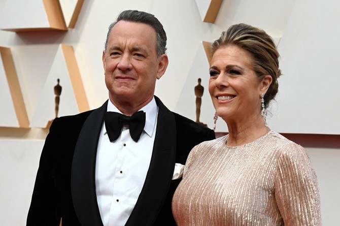 Rita Vilson i Tom Henks Robyn Beck/AFP