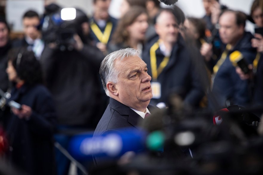Premier Węgier Viktor Orban przed nieformalnym spotkaniem przywódców UE, Belgia, 12 lutego 2026 r.