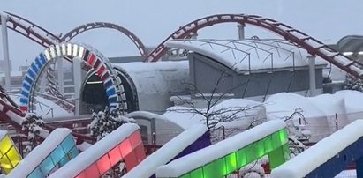 EnergyLandia działa przy minusowych temperaturach, a ludzie tak szaleją na "speed snow". Zobacz wideo