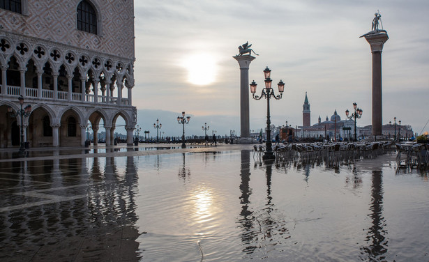 Wenecja. Powódź w Wenecji