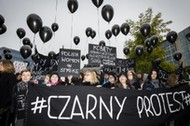 aborcja, Black Protest in Brussels 24 October 2016