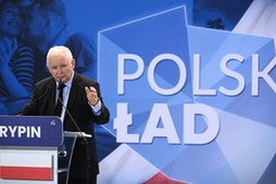 Jarosław Kaczyński prezentuje założenia programu Polski Ład