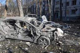 Centrum Charkowa ostrzelane z okrętów na Morzu Czarnym