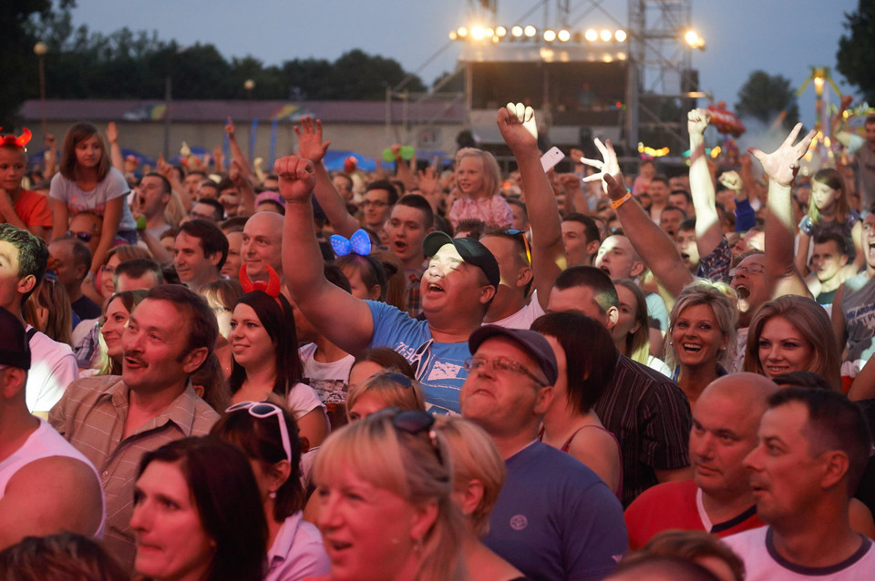 20. Ogólnopolski Festiwal Muzyki Tanecznej w Ostródzie: publiczność pierwszego dnia imprezy