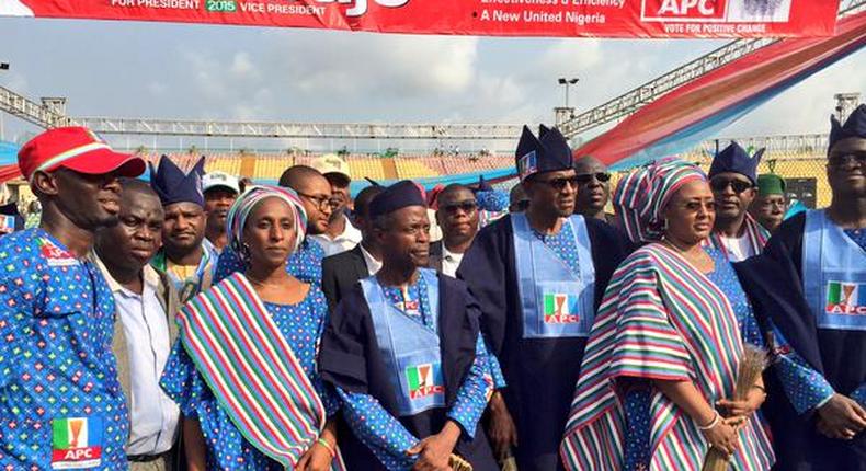 APC Presidential candidate, Muhammadu Buhari campaigns in Lagos