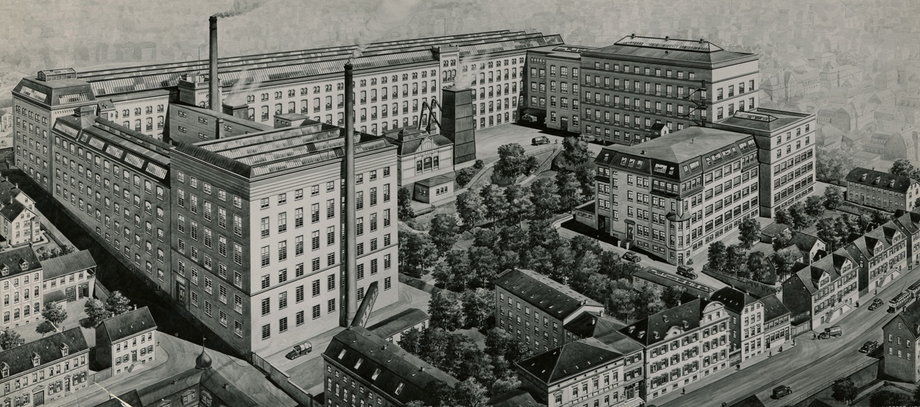 Zakład produkcyjny Vorwerk w 1925 r.