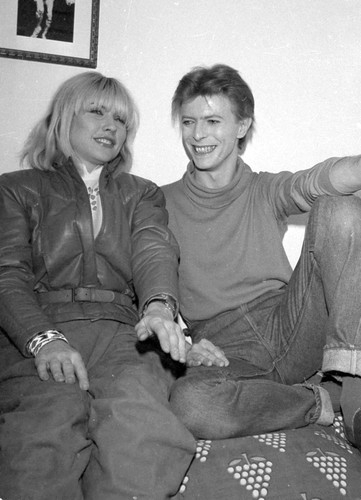 Deborah Harry i David Bowie w 1980 roku
