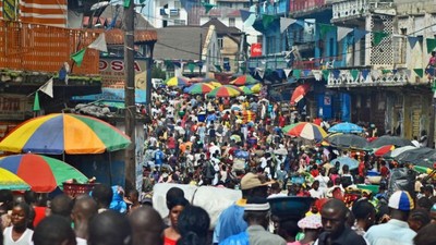 10 African countries with the highest population growth from 2022 to mid-2023
