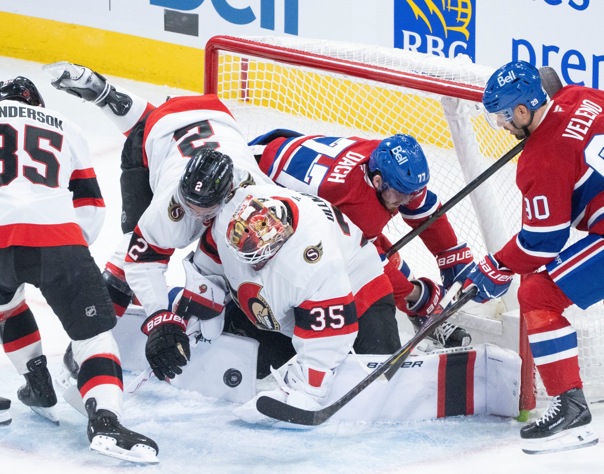 Zápas NHL: Montreal Canadiens - Ottawa Senators. 