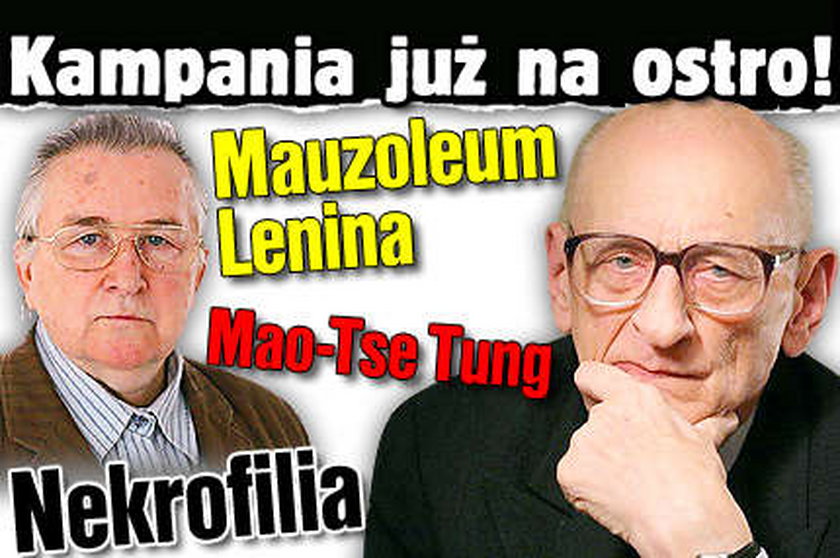 Kampania już na ostro! Nekrofilia, mauzoleum Lenina i Mao-Tse Tung