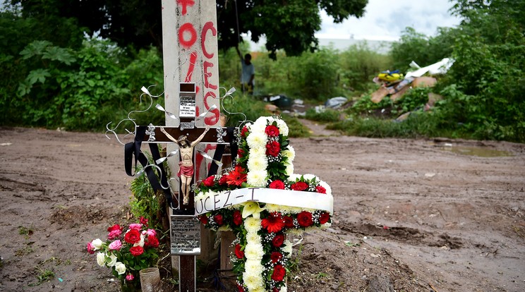 Julio César Mondragón emlékműje /Fotó: AFP