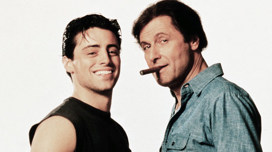 Joseph Bologna (jobbra) Matt Leblanc oldalán 1991-ben - fotó: Puzzlepix