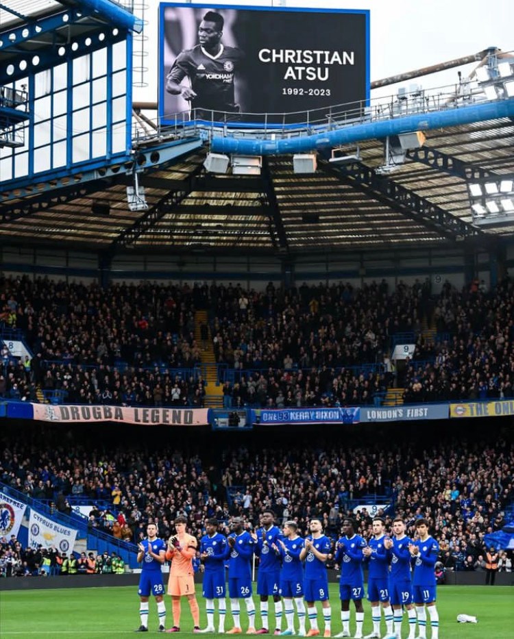 Chelsea was silent for a few minutes for Atsu