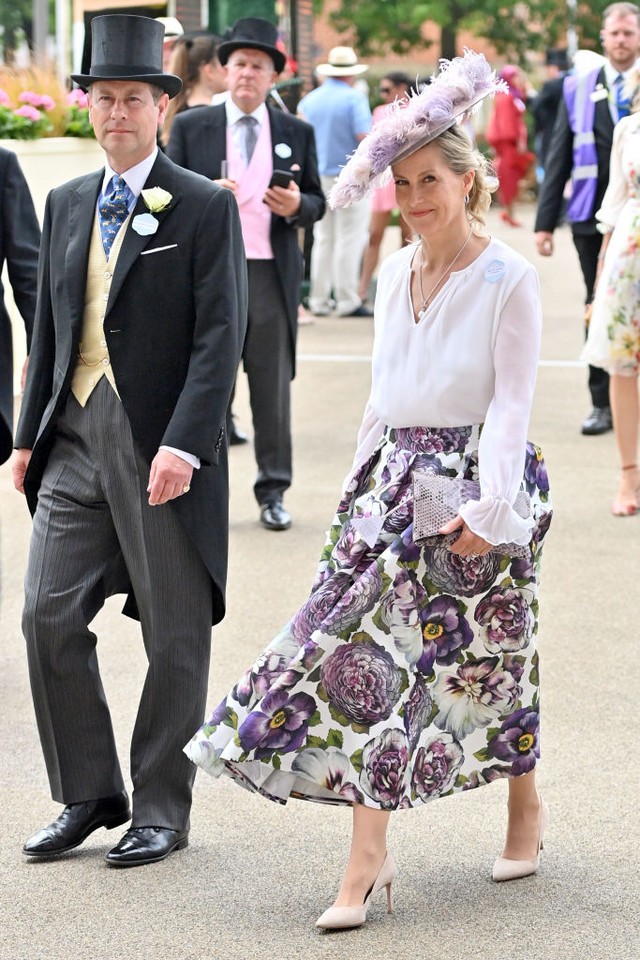 Royal Ascot 2021: książę Edward i hrabina Sophie