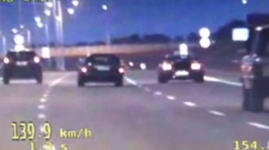 Kadr z filmu policji