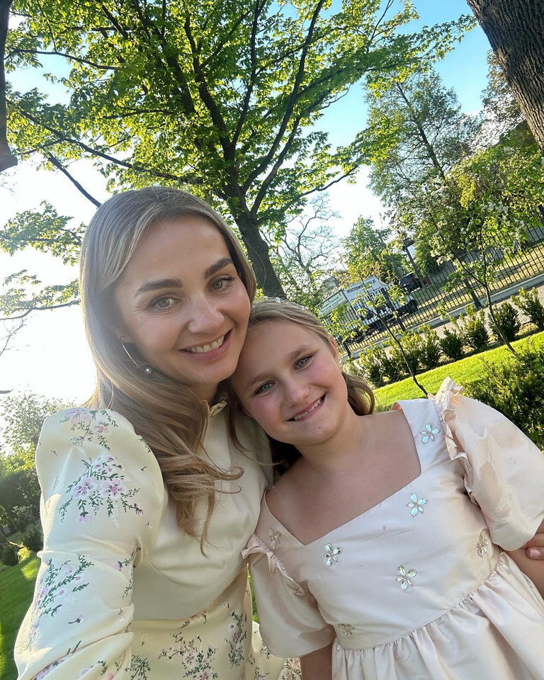 Małgorzata Socha z córką