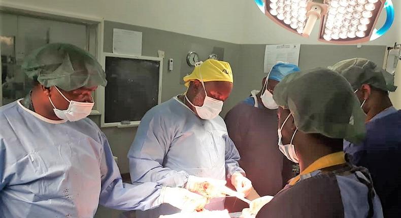 Meet Zambian Doctors who successfully operated on a patient who could not eat or swallow anything, even saliva for close to 4 years.