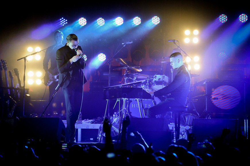 Hurts w Palladium (fot. Artur Rawicz/Onet)