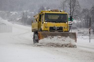 Śnieg opady śniegu zima mróz pogoda