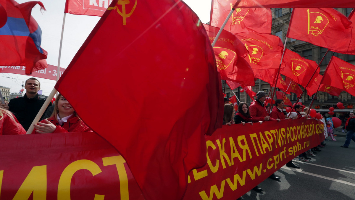 RUSSIA WORLD LABOUR DAY (May Day demonstration in St. Petersburg)