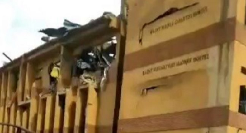 One of the schools affected by explosion in Lagos (The Cable)