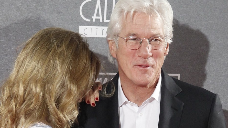 Egy régebbi képen a házaspár, Richard Gere és a felesége. Fotó: Northfoto