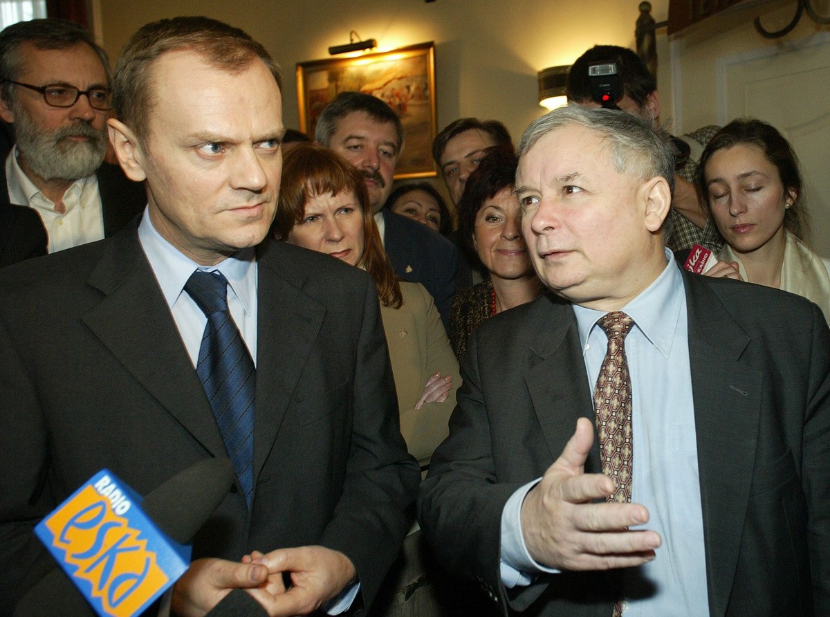 Donald Tusk Jarosław Kaczyński