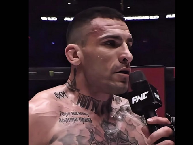 MMA borac Aleksandar Džoker Ilić poručio iz ringa da neće odustati od ćerkice Tare