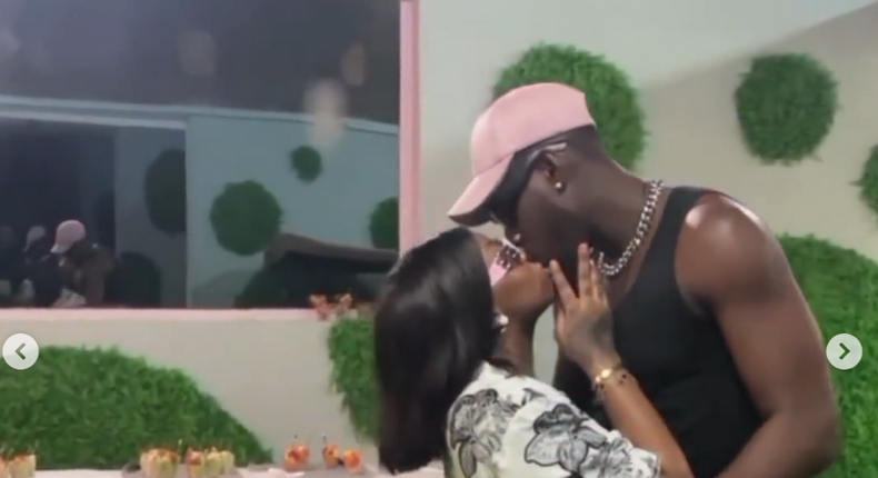 Angel and Soma's constant kissing was one of the highlights of BBNaija All Stars. [BigBrotherNaija]