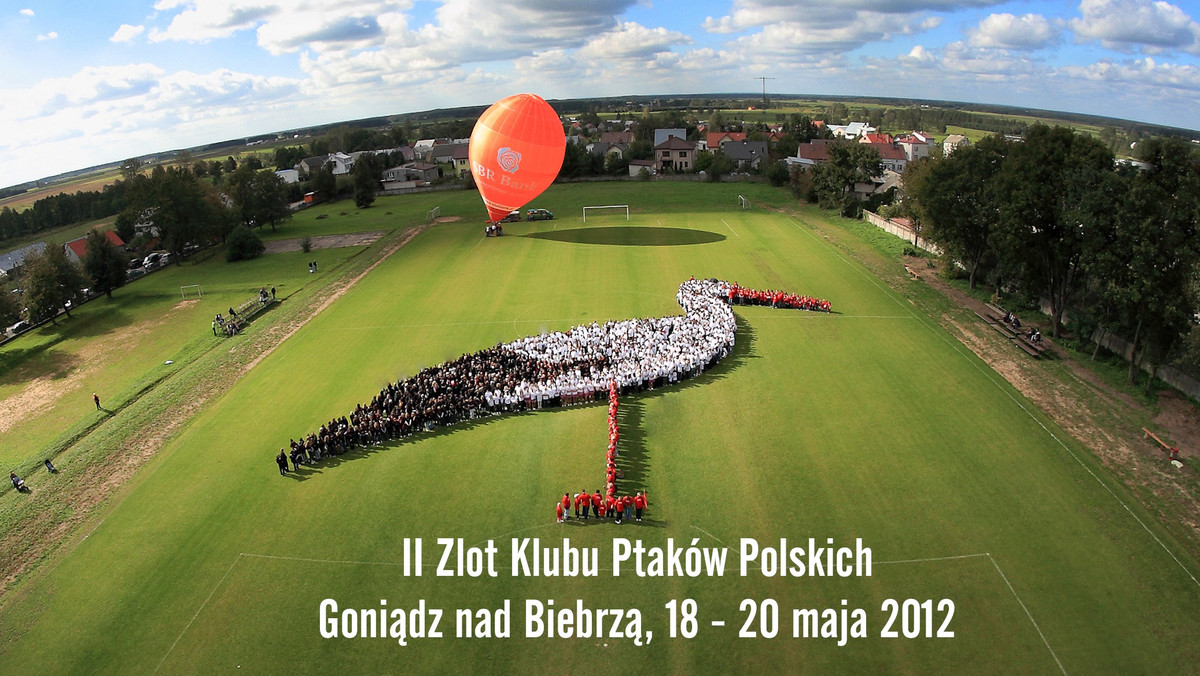 Stowarzyszenie Ptaki Polskie z ogromną radością zaprasza na II Zlot Klubu Ptaków Polskich, który odbędzie się w dniach 18-20 maja 2012 w Goniądzu nad Biebrzą.