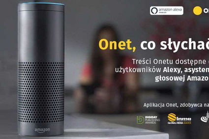 Treści Onetu dostępne dla użytkowników Alexy, asystentki głosowej Amazona