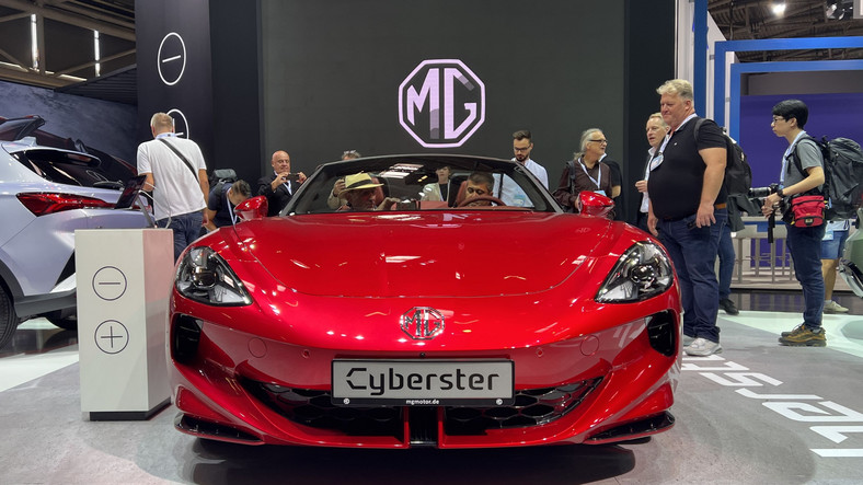 MG Cyberster na salonie IAA Mobility 2023 w Monachium