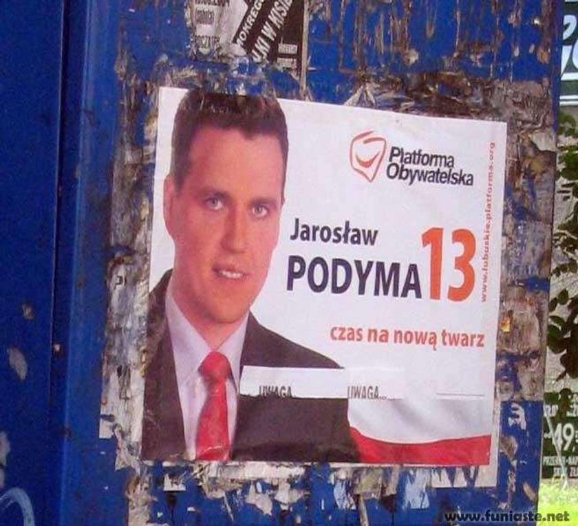 Śmieszne nazwiska na plakatach wyborczych