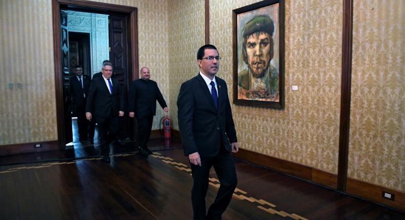 Foreign Minister Jorge Arreaza is a key member of the Maduro government's negotiating team