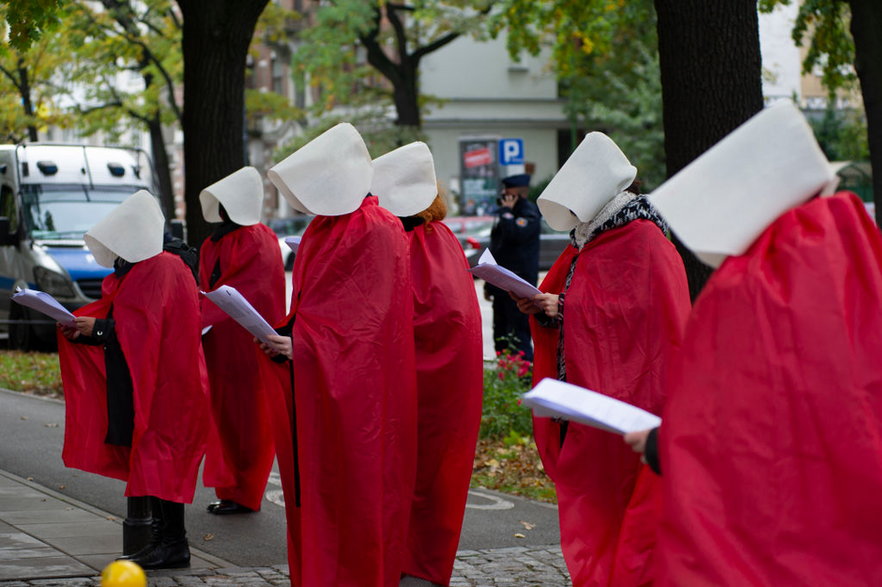 Protest przeciwko zaostrzeniu prawa aborcyjnego w Polsce