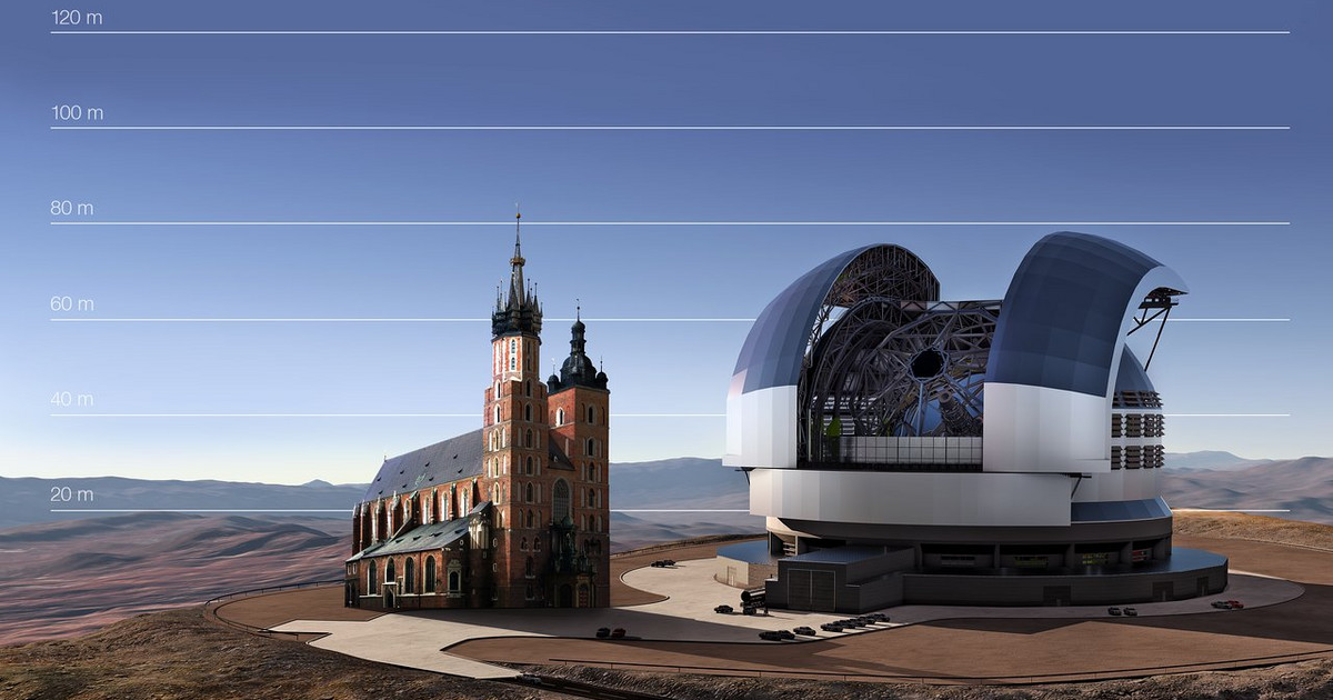 Ekstremalnie Wielki Teleskop z poślizgiem. Zbudują go m.in. polscy  inżynierowie