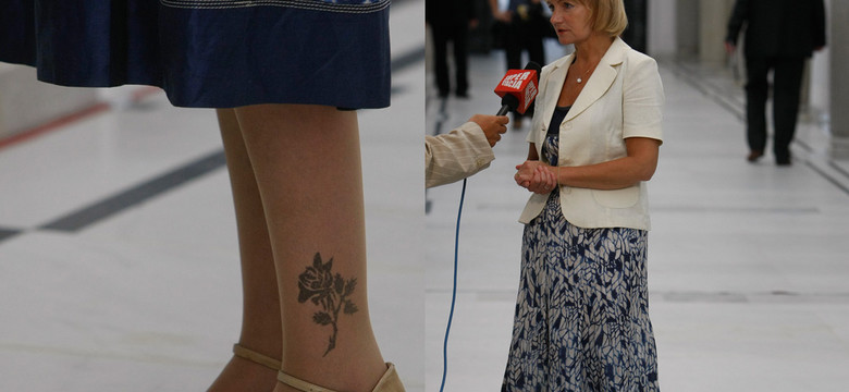 Szczypińska przywiozła z urlopu tatuaż